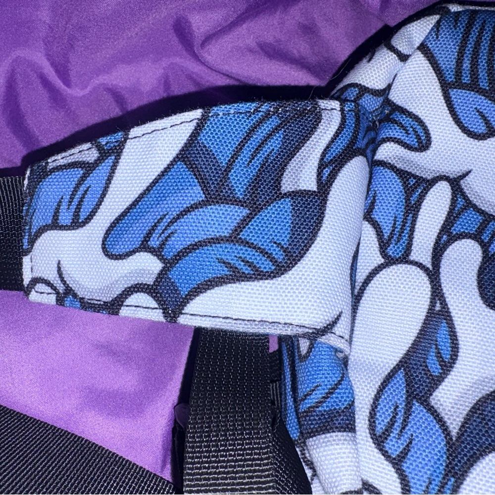 The Hundreds Baxter Blue & White Camouflage Belt Bag - Picture 9 of 9